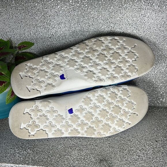 MERRELL Blue Flora Kye Sodalite Atlantis Weave Slip On Sneakers Shoes Size 8 - Picture 6 of 7